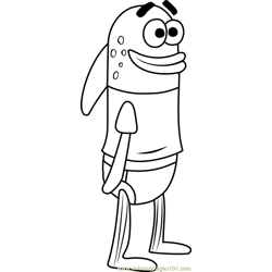 Harold Free Coloring Page for Kids