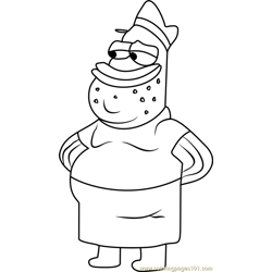 Jim Free Coloring Page for Kids