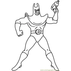 Man Ray Free Coloring Page for Kids