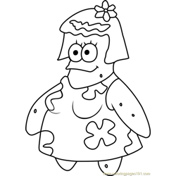 Margie Star Free Coloring Page for Kids