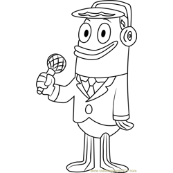 Perch Perkins Free Coloring Page for Kids