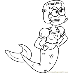 Princess Mindy Free Coloring Page for Kids