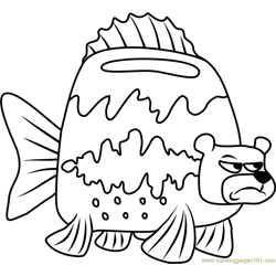 Sea Bear Free Coloring Page for Kids