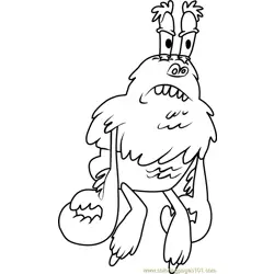 The Yeti Crab Free Coloring Page for Kids