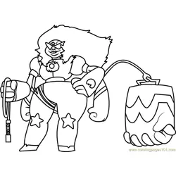 Sugilite Steven Universe Free Coloring Page for Kids