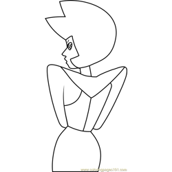 Yellow Diamond Steven Universe Free Coloring Page for Kids