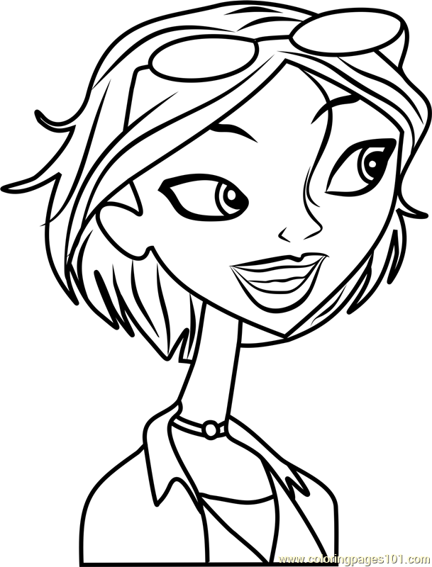 Heidi Stoked Coloring Page for Kids - Free Stoked Printable Coloring
