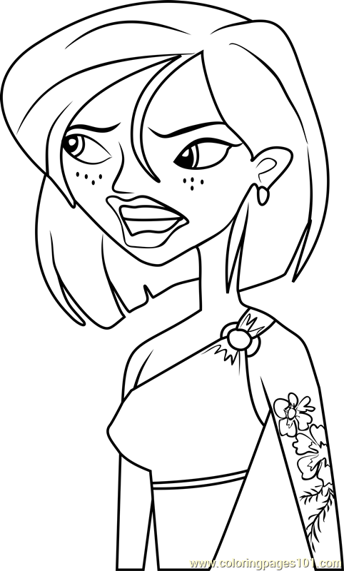Kaylie Stoked Coloring Page for Kids - Free Stoked Printable Coloring
