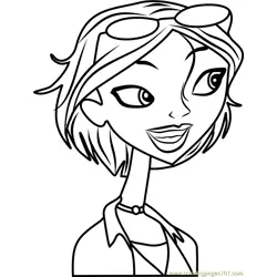 Heidi Stoked Free Coloring Page for Kids