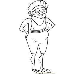 Nana Stoked Free Coloring Page for Kids