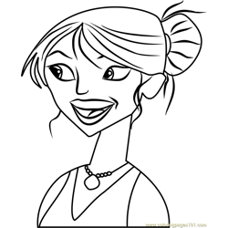 Reef's Mom Stoked Free Coloring Page for Kids
