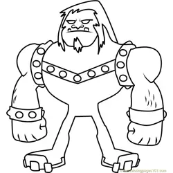 Mammoth Free Coloring Page for Kids