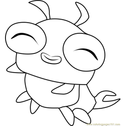 Silkie Free Coloring Page for Kids