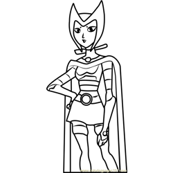 Blackfire Free Coloring Page for Kids