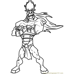 Trigon Free Coloring Page for Kids