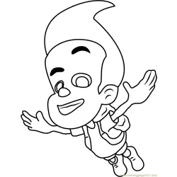 Jimmy Neutron Free Coloring Page for Kids