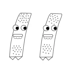 Bandage Paramedics The Amazing World of Gumball Free Coloring Page for Kids