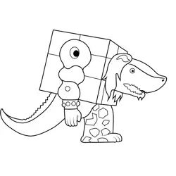 Chimera The Amazing World of Gumball Free Coloring Page for Kids