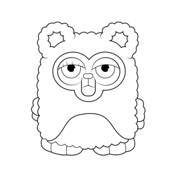 Fuzzy The Amazing World of Gumball Free Coloring Page for Kids