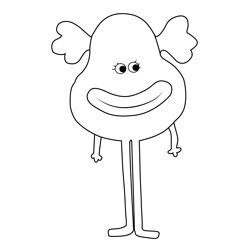 Karen The Amazing World of Gumball Free Coloring Page for Kids