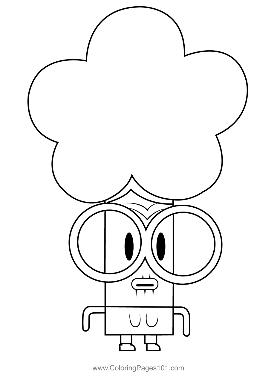 The Amazing World of Gumball Coloring Pages Printable for Free Download