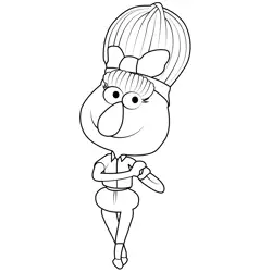 Margaret Robinson The Amazing World of Gumball Free Coloring Page for Kids