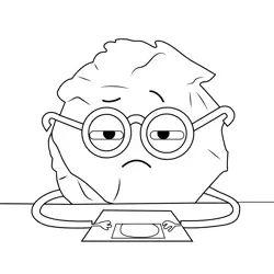 Paperball The Amazing World of Gumball Free Coloring Page for Kids