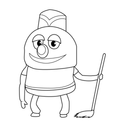 Rocky Robinson The Amazing World of Gumball Free Coloring Page for Kids
