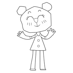 Teri The Amazing World of Gumball Free Coloring Page for Kids