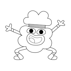 Tobias Wilson The Amazing World of Gumball Free Coloring Page for Kids