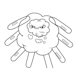 Virus The Amazing World of Gumball Free Coloring Page for Kids