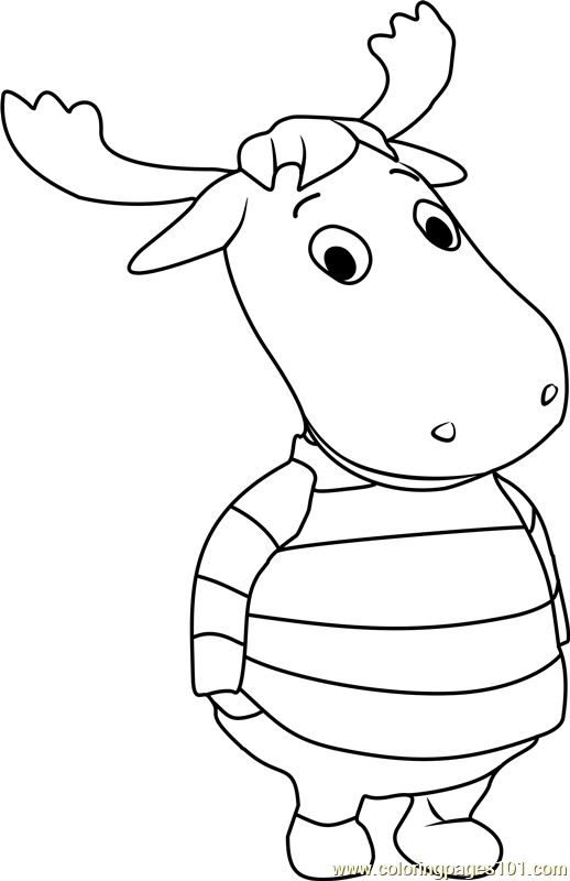 Tyrone Coloring Page For Kids Free The Backyardigans Printable