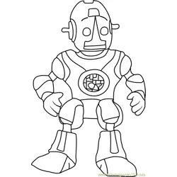 Robot Roscoe Free Coloring Page for Kids