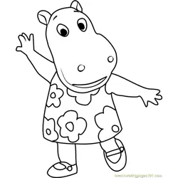 Tasha Free Coloring Page for Kids