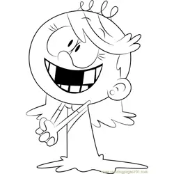 Lola Loud Free Coloring Page for Kids