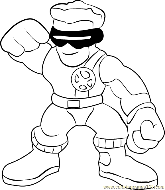 Cyclops Coloring Page For Kids Free The Super Hero Squad Show Printable Coloring Pages Online For Kids Coloringpages101 Com Coloring Pages For Kids