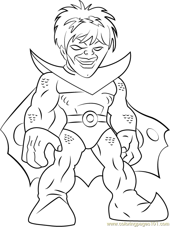 Nightmare Coloring Page for Kids - Free The Super Hero Squad Show