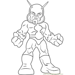 Ant-Man Free Coloring Page for Kids