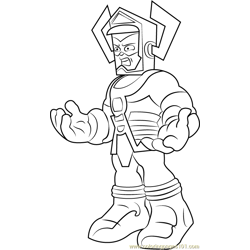 Galactus Free Coloring Page for Kids