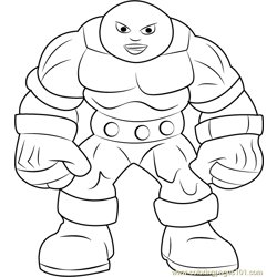 Juggernaut Free Coloring Page for Kids