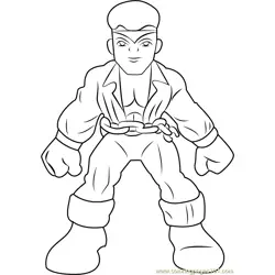 Luke Cage Free Coloring Page for Kids