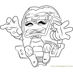 MODOK Free Coloring Page for Kids