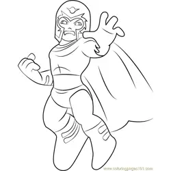 Magneto Free Coloring Page for Kids