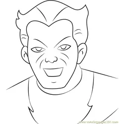 Molecule Man Free Coloring Page for Kids