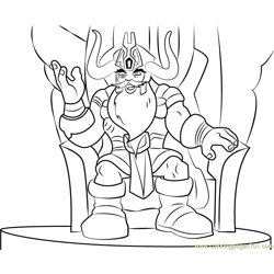 Odin Free Coloring Page for Kids
