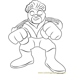 Pyro Free Coloring Page for Kids