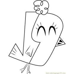 Bird Free Coloring Page for Kids