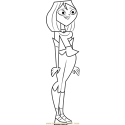 Courtney Free Coloring Page for Kids