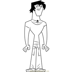 Justin Free Coloring Page for Kids