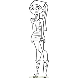Lindsay Free Coloring Page for Kids